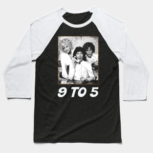 Working 9 to 5 Retro-Inspired Tees Featuring the Legendary Trio Baseball T-Shirt